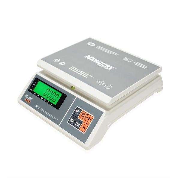 Весы фасовочные/порционные настольные Mertech M-ER 326AFU-6.01 PostII, 6кг, высокоточные 0.1гр, 256х206, с поверкой