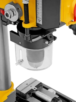 Станок сверлильный DENZEL, DDM-350L, 13 мм, 350 Вт мощность, 620-2620 об/мин и 5 скоростей, регулировка высоты стола и лазер, настольный 95321