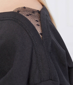 футболка Red Valentino - черный(XR3MG12Z6DT)