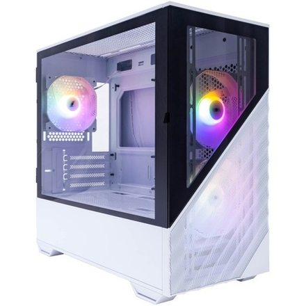Корпус Mini-Tower 1STPLAYER DK D7, RGB, mATX, белый (D7-WH-3F1-W)