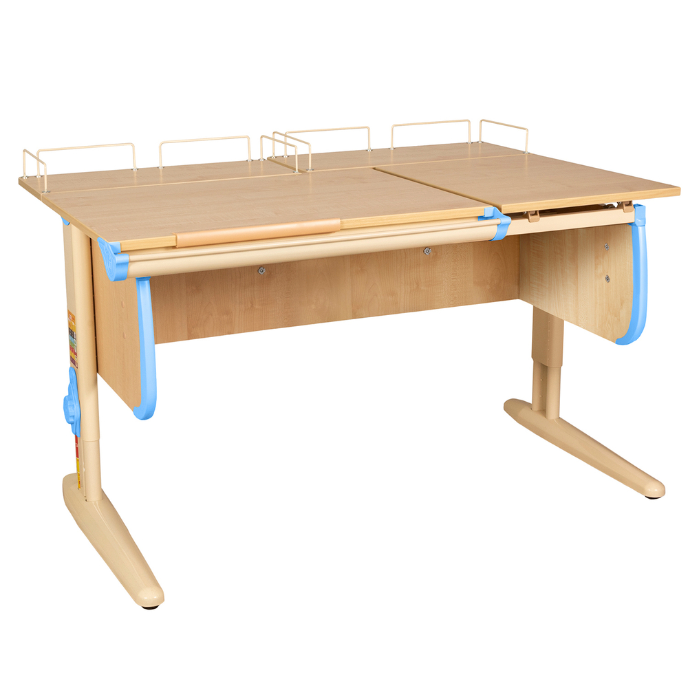 Растущая парта  Дэми СУТ 25 с задними полками СУТ.15.210 (1200×880 мм)