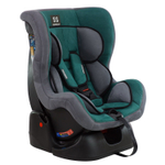 Автокресло детское Farfello GE-B велюр (серо-зелёное (green+dark gray))