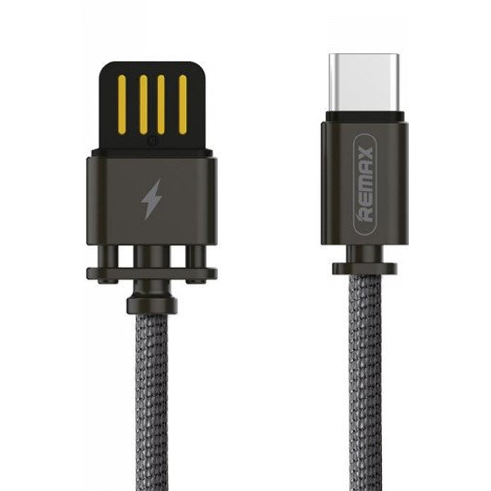 Кабель USB - Type-C Remax RC-064a (оплетка ткань) Черный