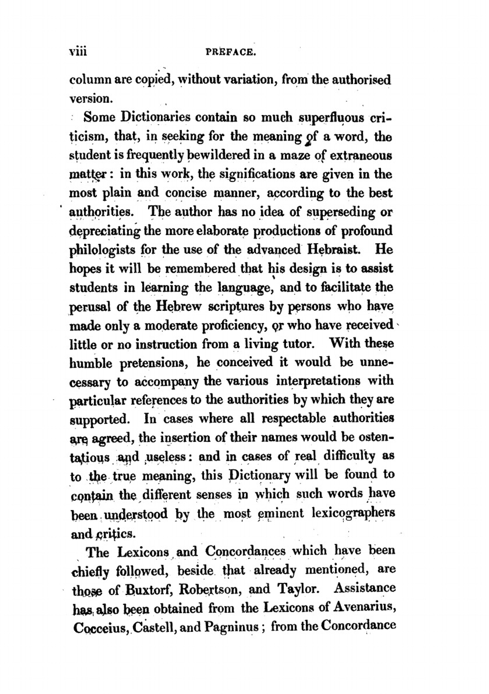 A Hebrew, Latin, and English Dictionary. Volume 1 | J.S.C.F. Frey