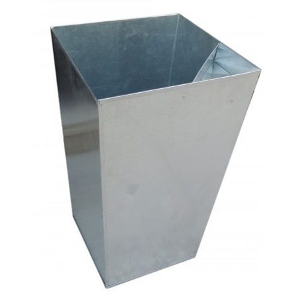 Вкладыш для урны конус прямой 290*250 h 440 оцинкованная сталь 0,5мм