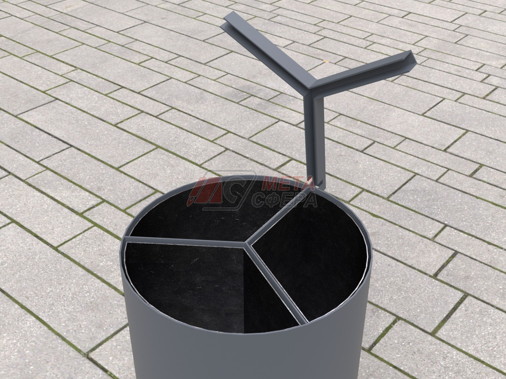 Урна Игрек для раздельного сбора мусора