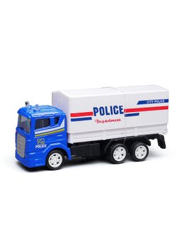 Игровая машина Полиция с прицепом ( BX-180)