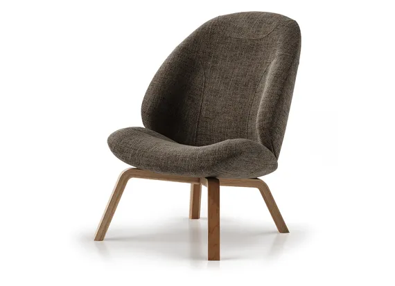 Кресло Ellipse E8.1 (коричневый, рогожка)