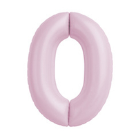 Цифра 0 Slim Зефирный 40" Agura