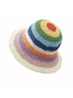 Шляпа соломенная женская с полями летняя пляжная