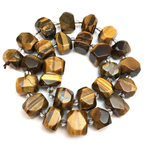 Тигровый глаз ок.15х12 мм, бусины