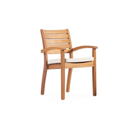STOCK Chair кресло деревянное, массив ироко