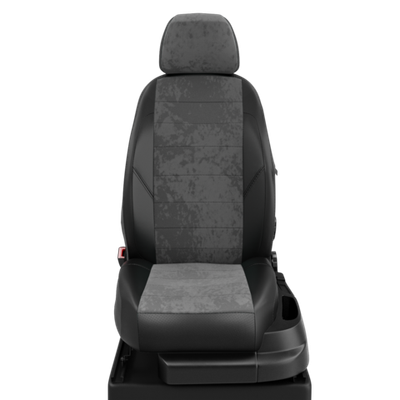 Авточехлы для Chevrolet Niva с 2002-2013г. джип, ЭК-13 сер.алькантара/чёрный