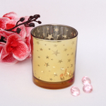 Подсвечник «Звездопад» 8,8*10см цвет золото