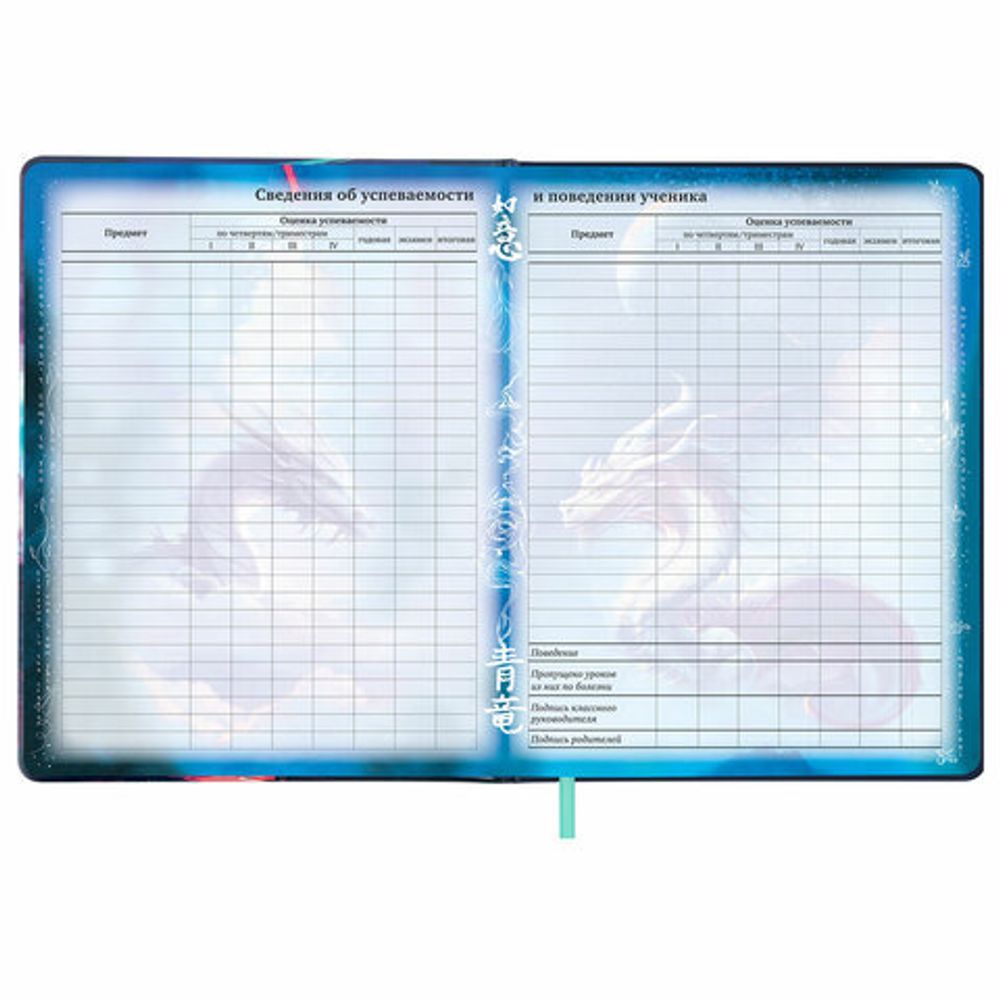 Дневник 1-11 класс 48 л., кожзам (твердая с поролоном), печать, цветной блок, BRAUBERG, "Story", 106951