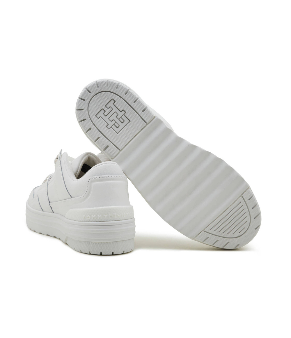 Кожаные кроссовки basket Tommy Hilfiger - белый(FW0FW07756)