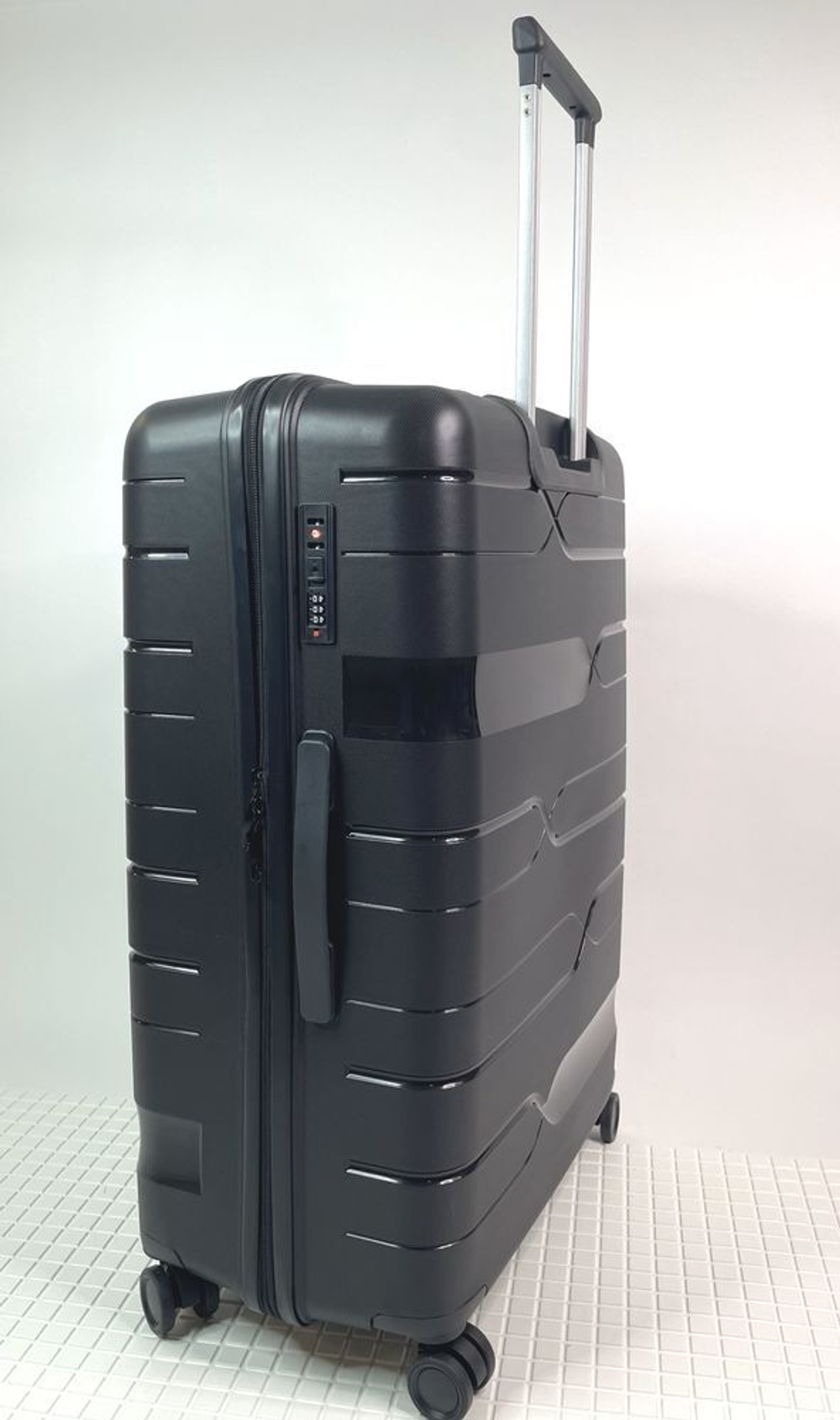 Большой чемодан Bon-Voyage PP One, Черный, L