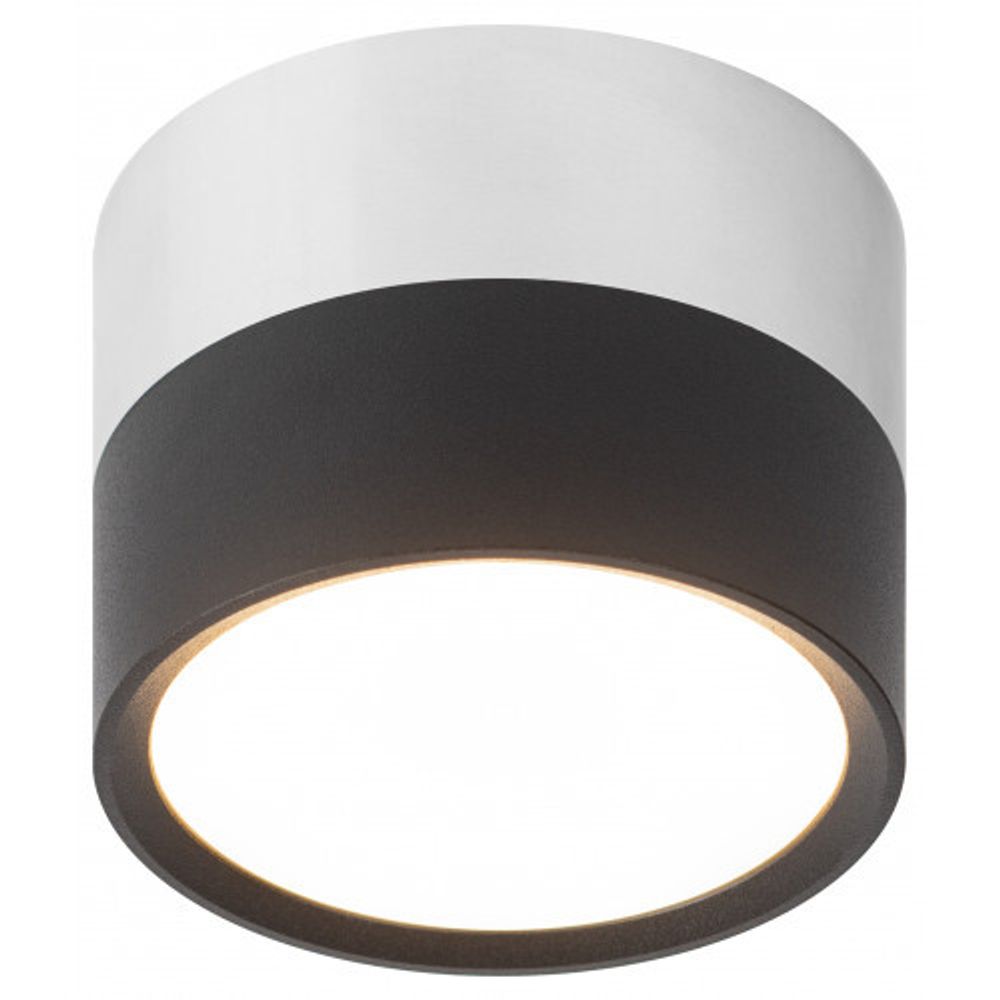 OL7 GX53 BK/CH Подсветка ЭРА Накладной под лампу Gx53, алюминий, цвет черный+хром