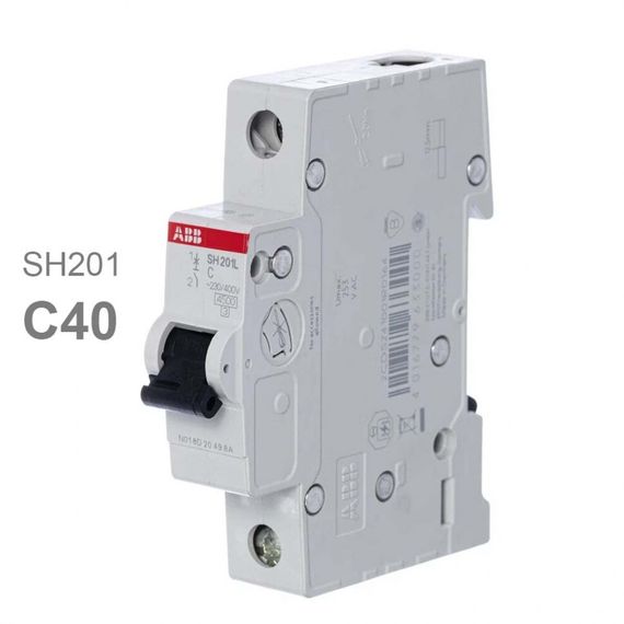 Автомат ABB SH201L 1П 40А-С 4,5кА 04710