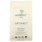 Lifeboost, Кофе, Optimist ™, молотый, легкой обжарки, 340 г (12 унций)