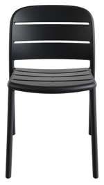 Стул пластиковый Papatya Beykoz-S, антрацит