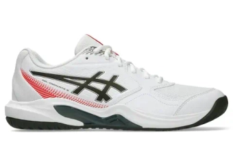 Мужские кроссовки теннисные Asics Gel-Dedicate 9 - white/vintage khaki