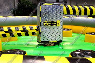 Коммерческая надувная игра "Увернись от палки" (Melt Down) 7*7*1.5 м