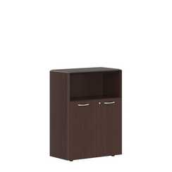 Шкаф средний с замком в малых дверях и обвязкой DMC 85.3(Z)  892х450х1185 DIONI