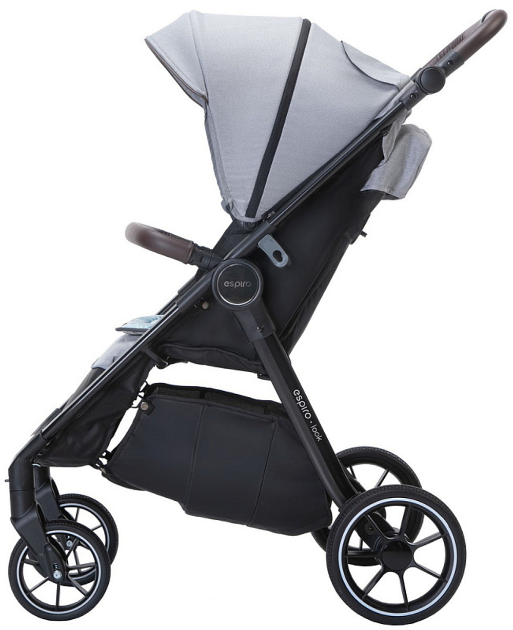 Детская прогулочная коляска Espiro Look Gel 2023 Светло-серый (Moon Stone 207)