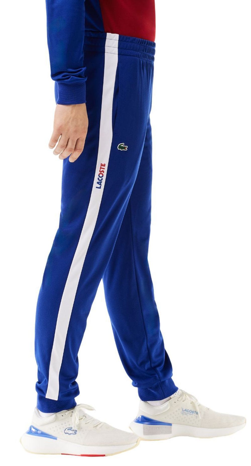 Теннисные брюки Lacoste Technical Pants - blue/white
