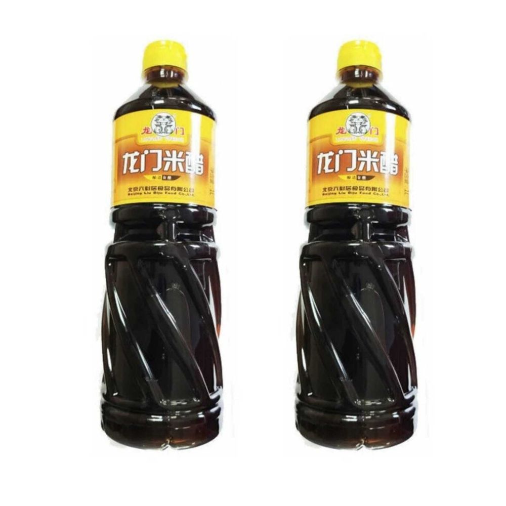 Уксус Longmen Wadakan рисовый темный, 1 л, 2 шт