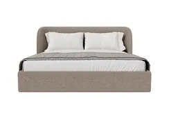 Кровать двуспальная Classic 180 см (бежевый, букле)