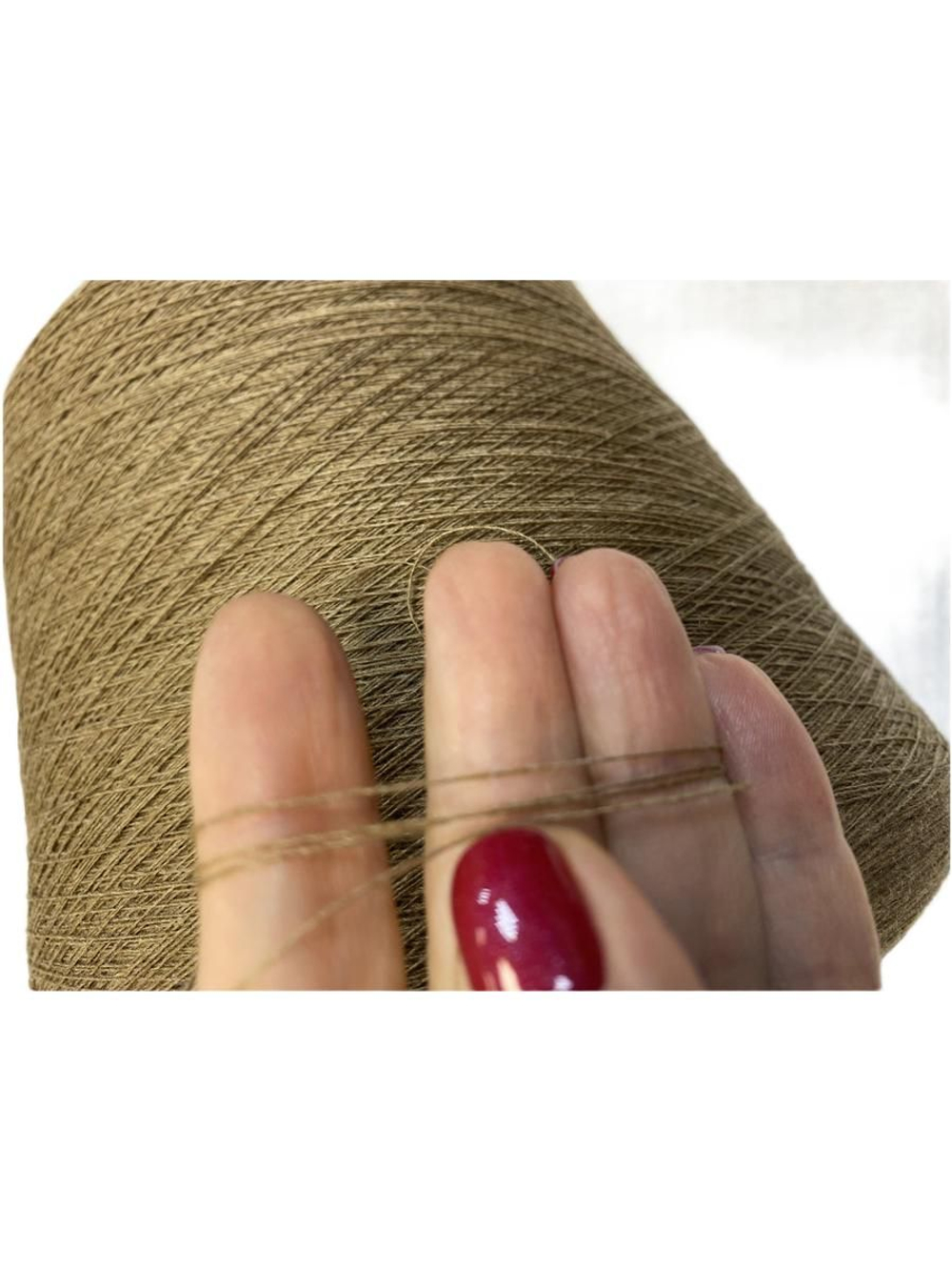 Пряжа на бобине (Италия) 15% шелк 10% кашемир 75% меринос 100г-2700м 50 г