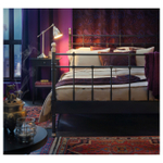 Прикроватная тумбочка IKEA HEMNES (ХЕМНЭС), Черный, 46x35 см