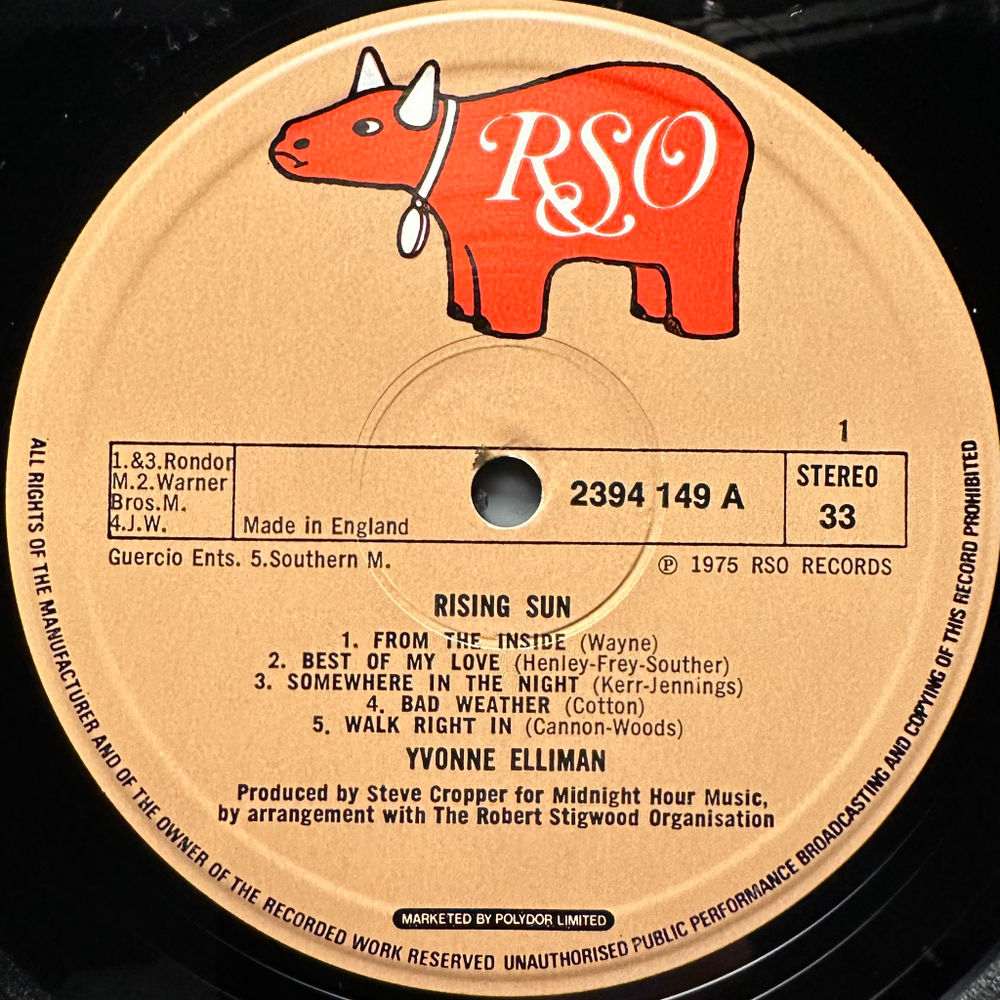 Yvonne Elliman - Rising Sun (Англия 1975г.)