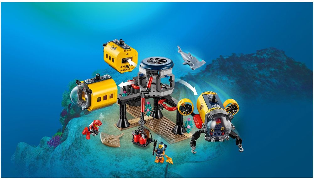 Конструктор LEGO City Oceans 60265 Океан: исследовательская база