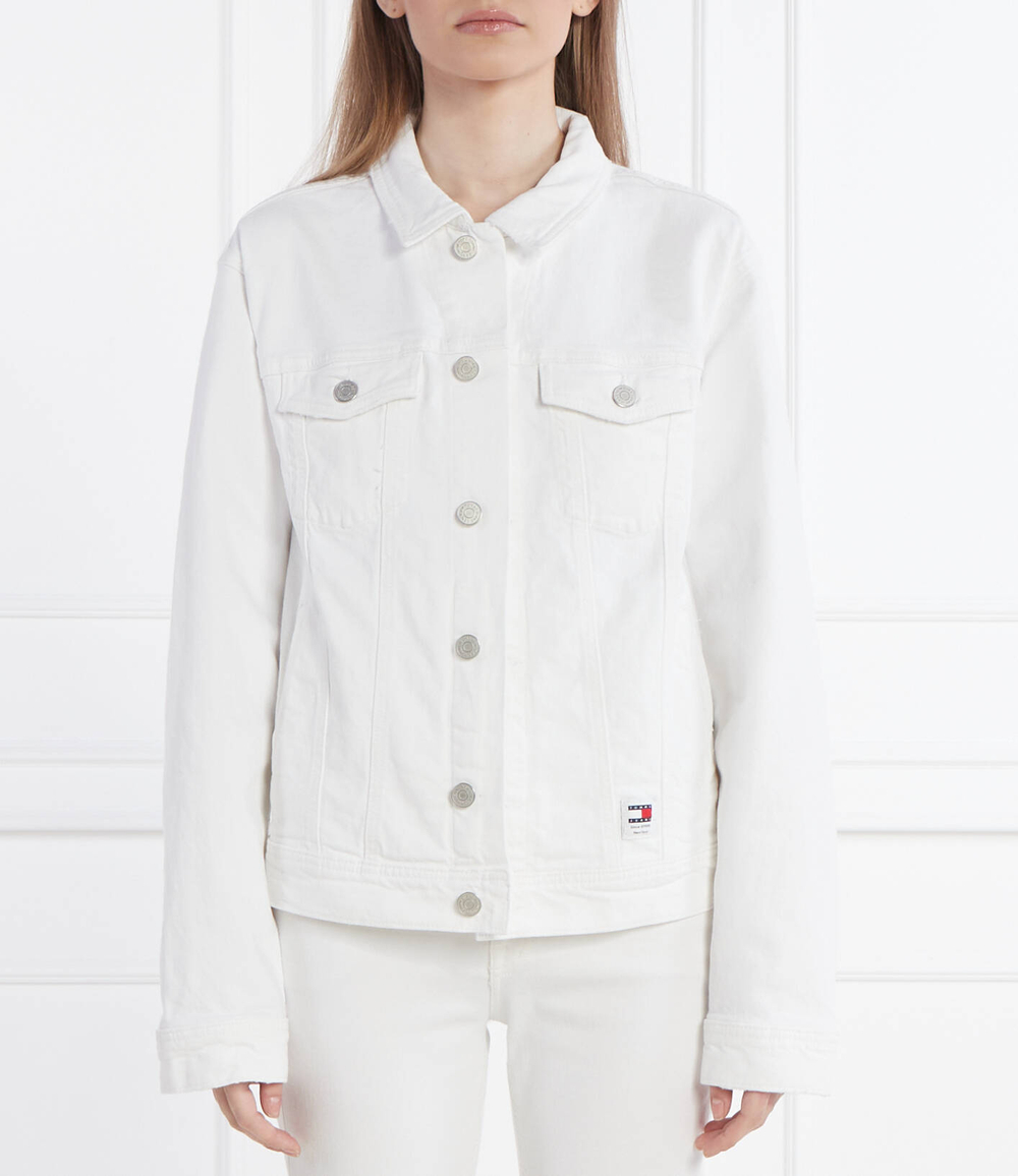 Джинсовая куртка Tommy Jeans - белый(DW0DW17658)
