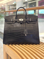 Сумка- портфель из кожи крокодила Hermes