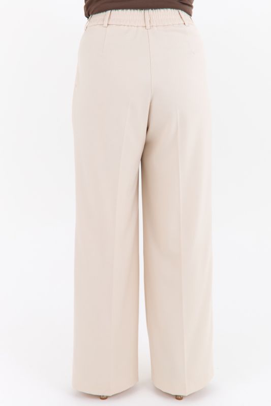 Брюки со стрелками, кремовый