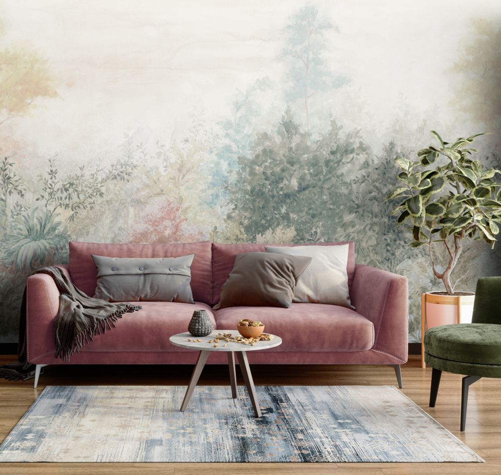 Пейзаж Южный лес панно