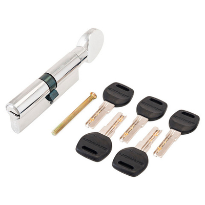 Цилиндр Аллюр  HD FG 80-5К CP хром перф. кл/верт.