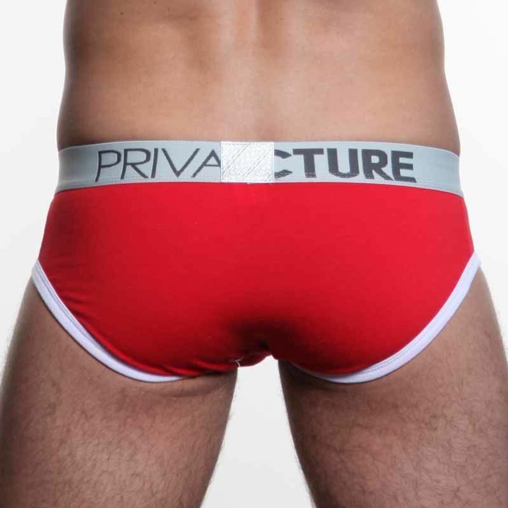 Мужские трусы брифы Private Structure Spectrum Low Rise Brief RED PST0018