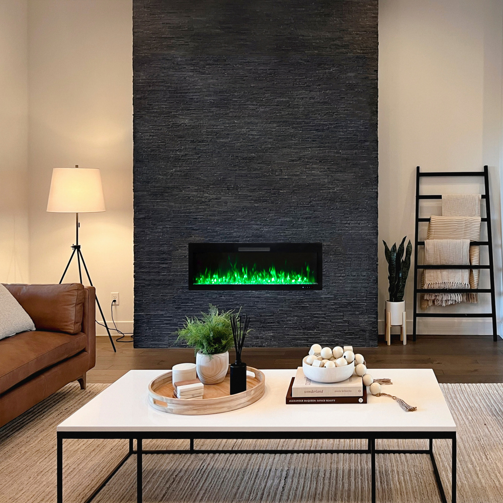 Электроочаг RealFlame Diamond 50, с муляжом дров и кристаллами