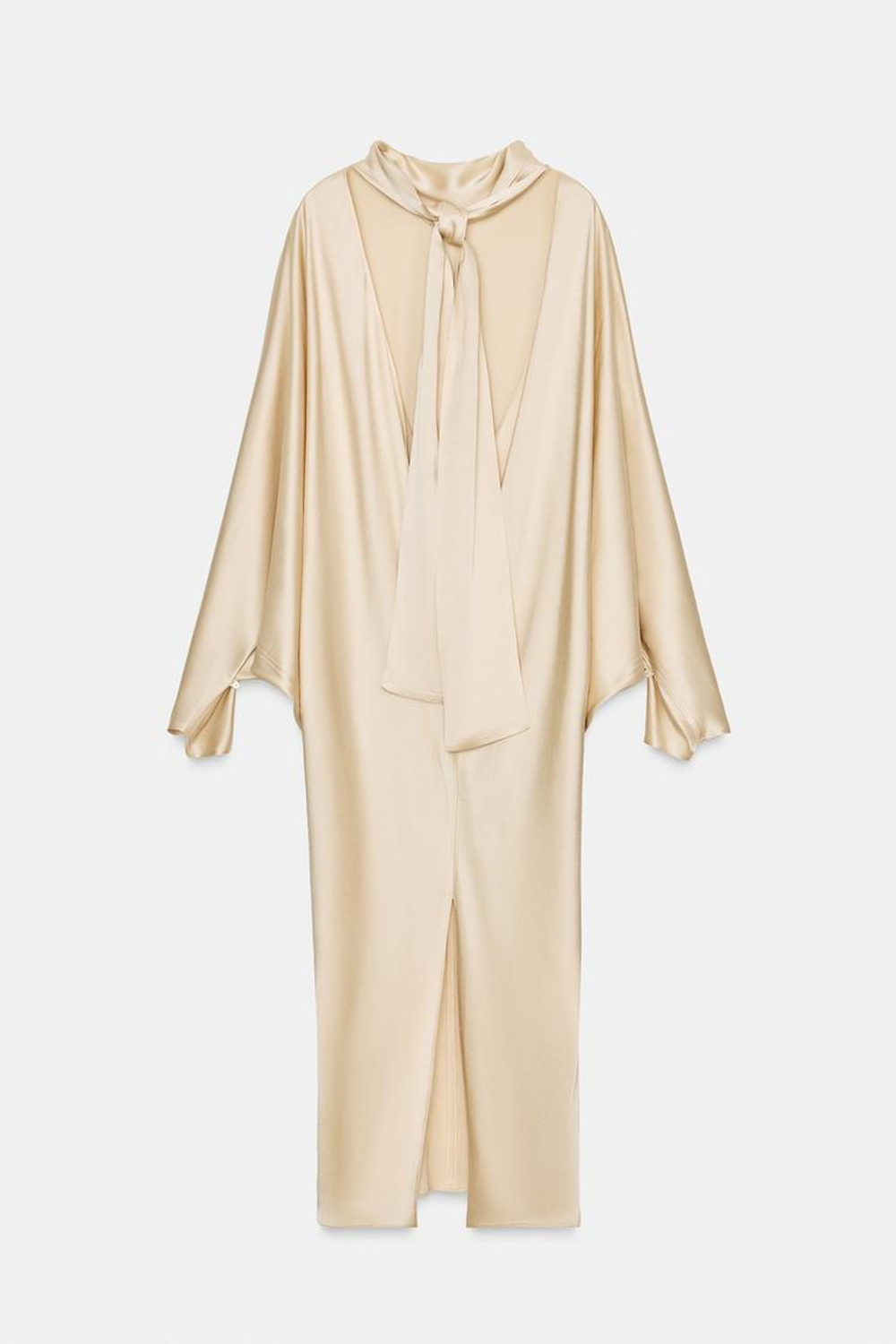 ZARA АТЛАСНАЯ ТУНИКА ZW COLLECTION LIMITED EDITION, КАВА