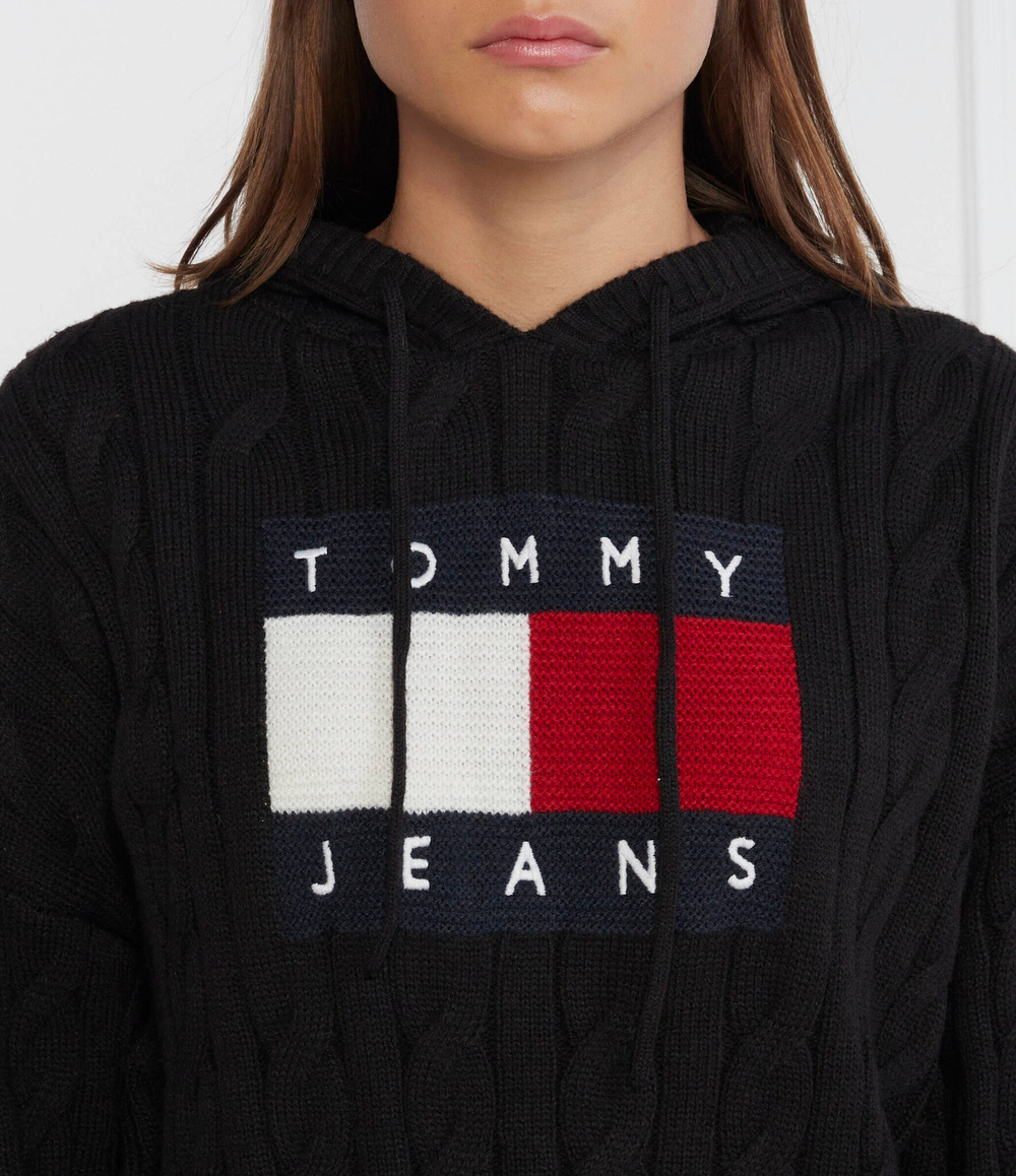 Свитер Tommy Jeans - черный(DW0DW16528)