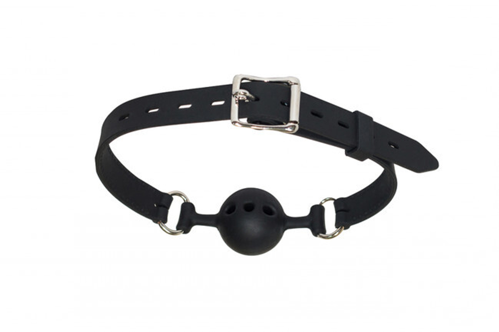 Дышащий кляп Party Hard Charmer S (Цвет: черный)