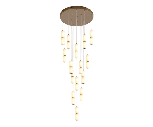 07528-15A,36 Люстра каскадная Бейла латунь d50