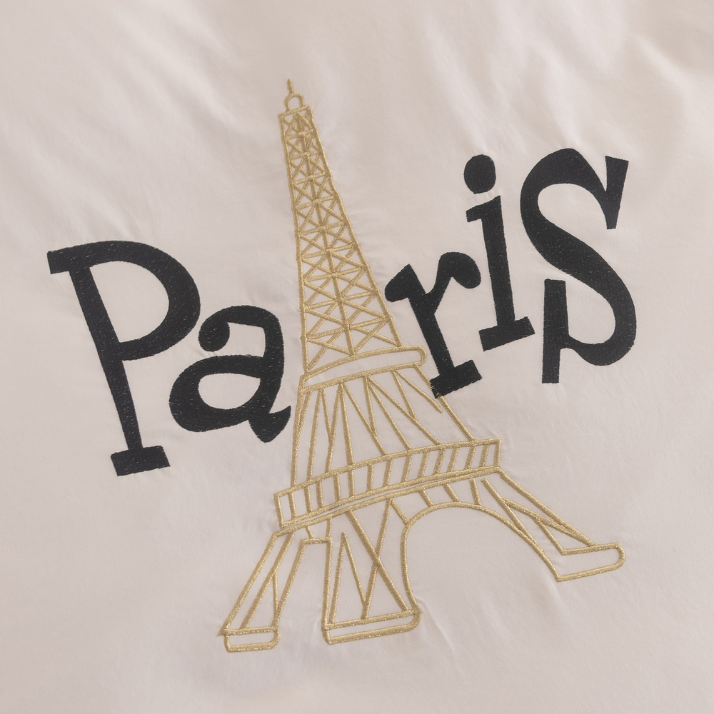 КПБ Mood of Paris на резинке MPR007, 2 спальный, 4 наволочки, простынь 160*200*35