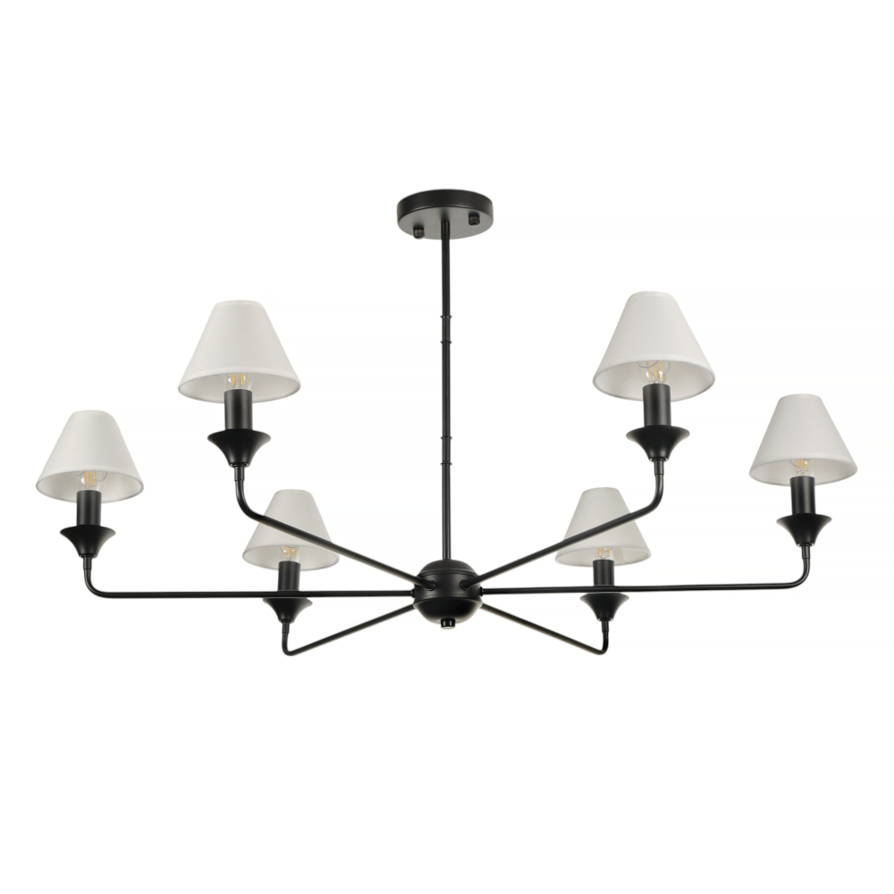 Потолочная люстра на штанге MyFar Leon MR2400-6C