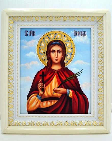 Икона Стефаниды Дамасской ручной работы.